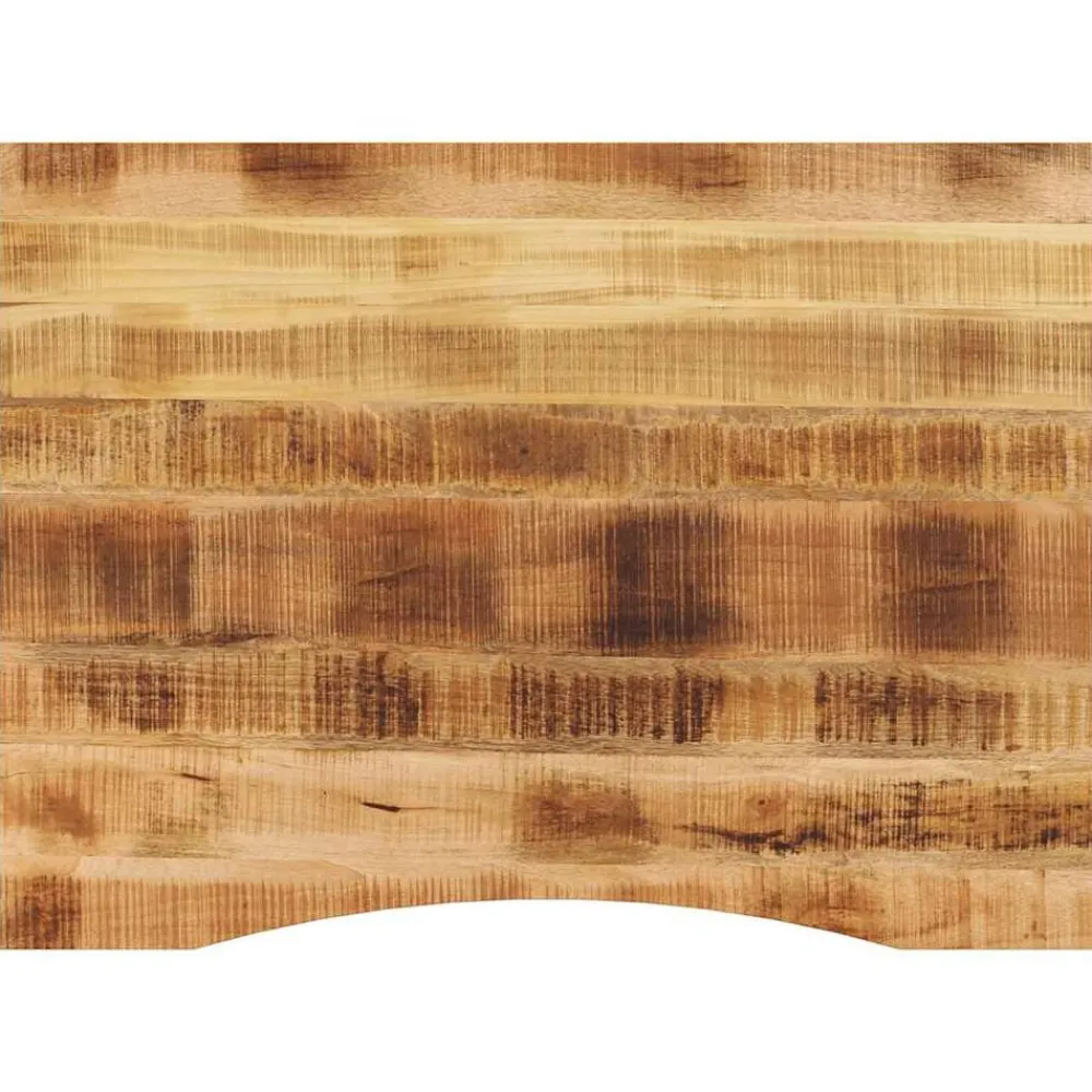 Accessoires Pour Tables-vidaXL Dessus de bureau avec courbe 100x80x2,5 cm manguier massif brut