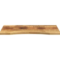 Accessoires Pour Tables-vidaXL Dessus de bureau avec courbe 80x60x2,5 cm manguier massif brut