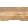 Accessoires Pour Tables-vidaXL Dessus de bureau avec courbe 140x60x2,5 cm manguier massif brut