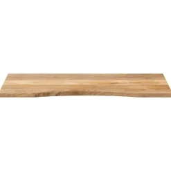 Accessoires Pour Tables-vidaXL Dessus de bureau avec courbe 140x60x2,5 cm manguier massif brut