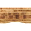 Accessoires Pour Tables-vidaXL Dessus de bureau avec courbe 140x60x2,5 cm manguier massif brut