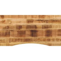 Accessoires Pour Tables-vidaXL Dessus de bureau avec courbe 140x60x2,5 cm manguier massif brut