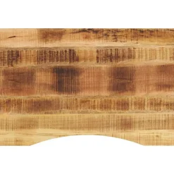 Accessoires Pour Tables-vidaXL Dessus de bureau avec courbe 80x50x2,5 cm manguier massif brut