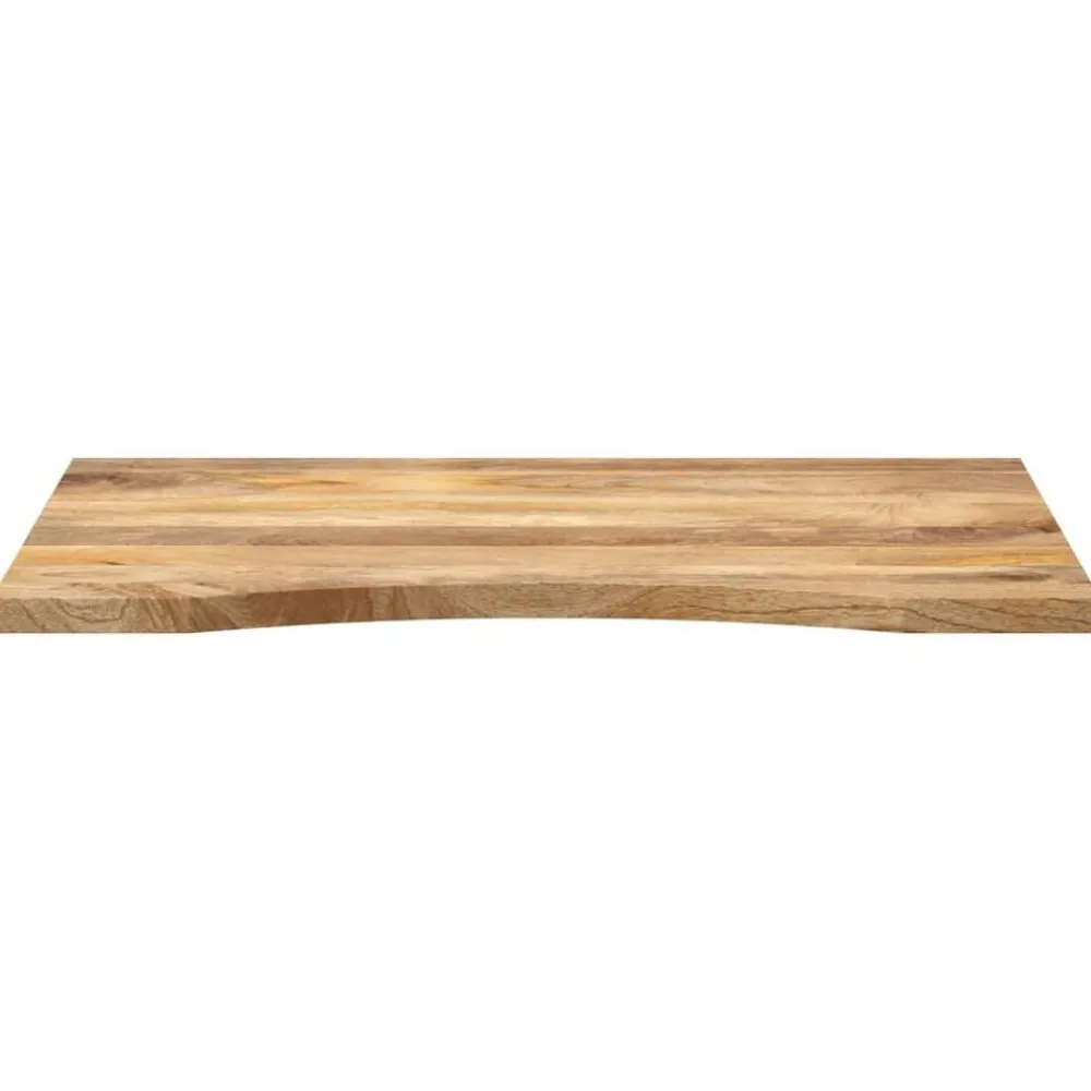 Accessoires Pour Tables-vidaXL Dessus de bureau avec courbe 90x50x2,5 cm manguier massif brut