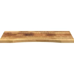 vidaXL Dessus de bureau avec courbe 90x50x2,5 cm manguier massif brut