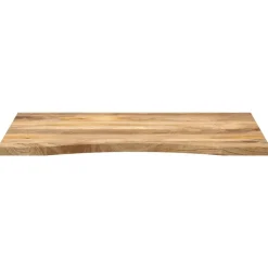Accessoires Pour Tables-vidaXL Dessus de bureau avec courbe 80x50x2,5 cm manguier massif brut