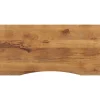 vidaXL Dessus de bureau avec courbe 120x50x2,5 cm manguier massif brut