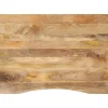Accessoires Pour Tables-vidaXL Dessus de bureau avec courbe 100x80x2,5 cm manguier massif brut