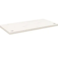 Accessoires Pour Meubles De Bureau-vidaXL Dessus de bureau 80x40x2,5 cm bois massif de pin Blanc