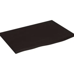 Accessoires Pour Tables-vidaXL Dessus de bureau 60x40x2 cm bois chêne traité Marron foncé
