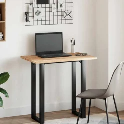 vidaXL Dessus de bureau non traité 80x50x2 cm bois d'acacia massif
