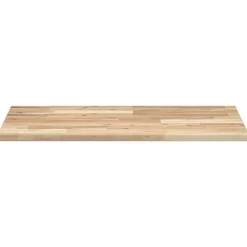 vidaXL Dessus de bureau non traité 80x50x2 cm bois d'acacia massif