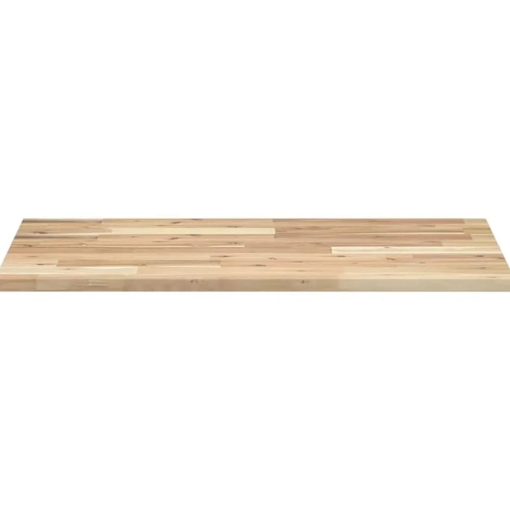 vidaXL Dessus de bureau non traité 80x50x2 cm bois d'acacia massif