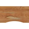 vidaXL Dessus de bureau 80x50x2,5cm rectangulaire bois massif d'acacia