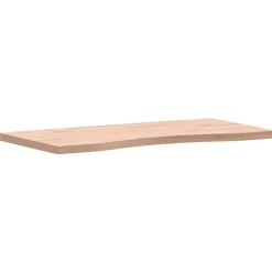 Accessoires Pour Meubles De Bureau-vidaXL Dessus de bureau 80x(36-40)x2,5 cm bois massif de hêtre Naturel