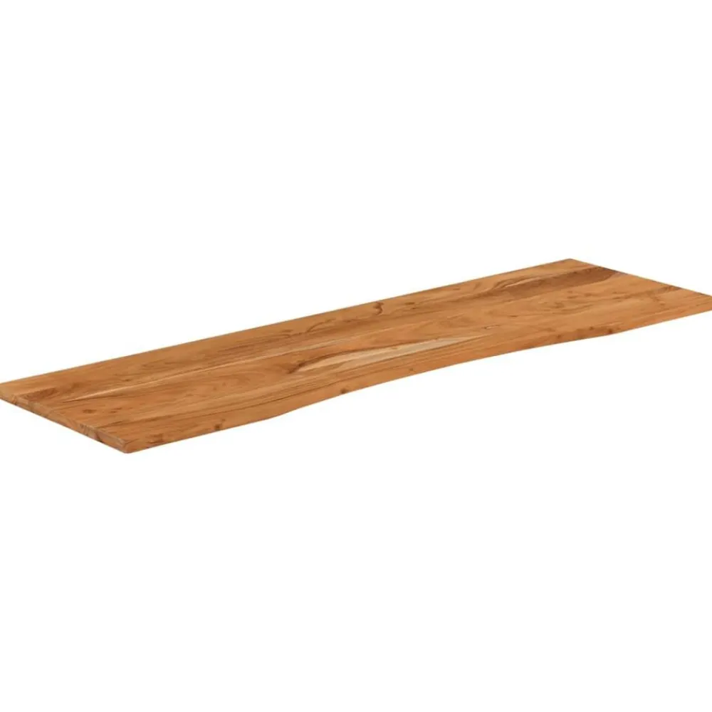 vidaXL Dessus de bureau 140x50x2,5 cm rectangulaire bois massif acacia