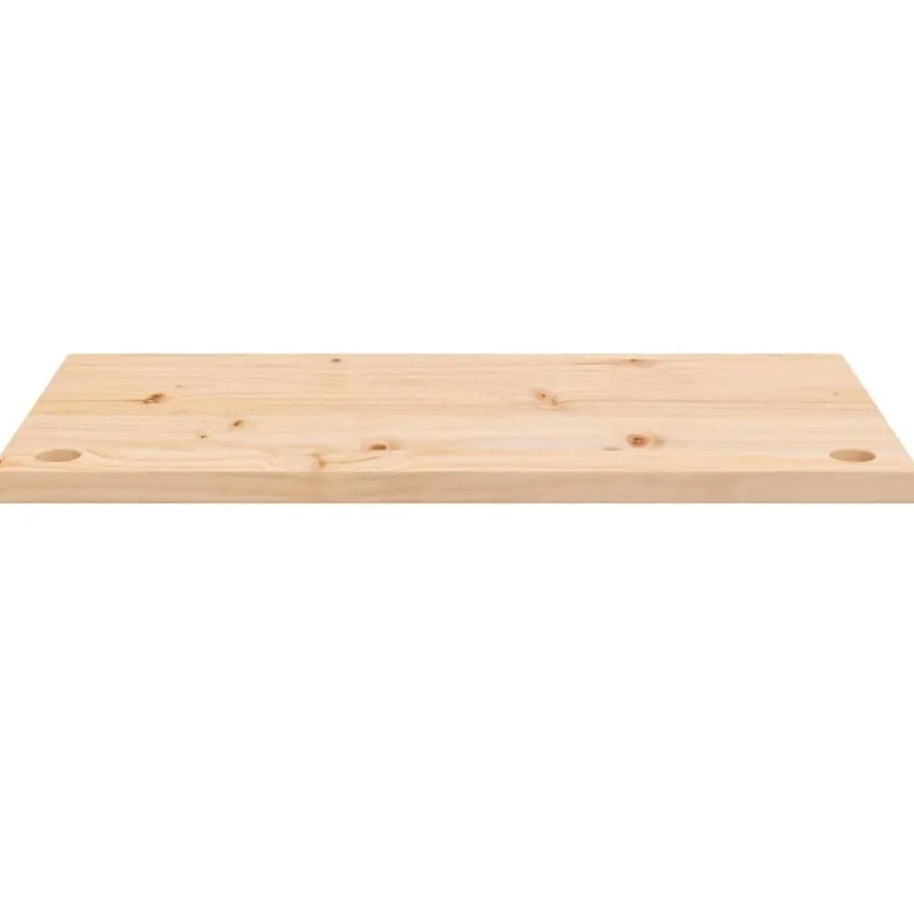Accessoires Pour Meubles De Bureau-vidaXL Dessus de bureau 80x40x2,5 cm bois massif de pin Naturel