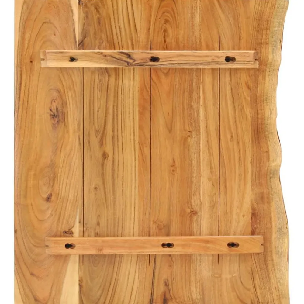 Plomberie-vidaXL Dessus de meuble-lavabo de salle de bain Acacia 58x52x2,5 cm