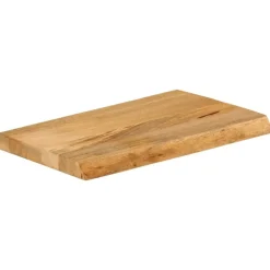 Accessoires Pour Tables-vidaXL Dessus de table à bord vivant 40x20x2,5 cm bois massif manguier Naturel