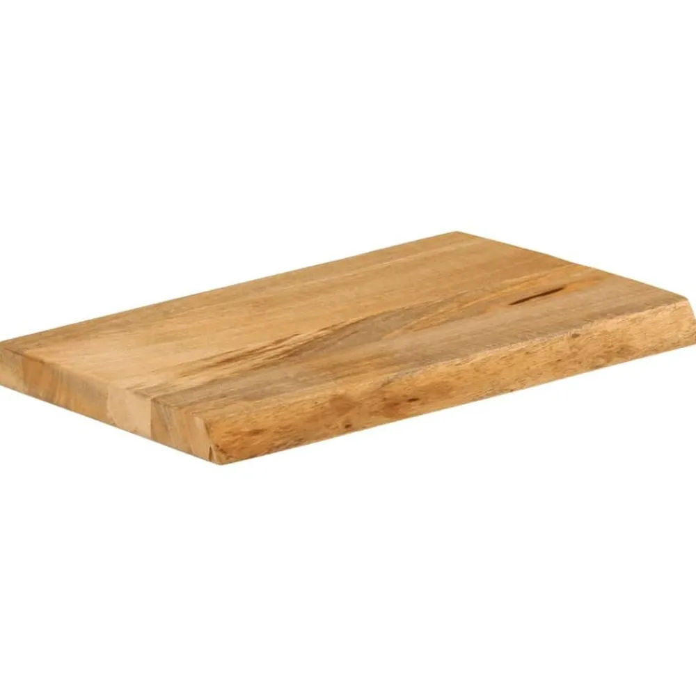 Accessoires Pour Tables-vidaXL Dessus de table à bord vivant 40x20x2,5 cm bois massif manguier Naturel