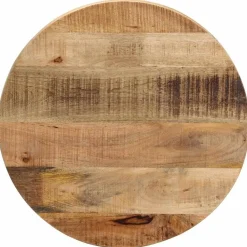 Accessoires Pour Tables-vidaXL Dessus de table Ø 40x2,5 cm rond bois massif de manguier brut Bois de manguier brut (naturel)