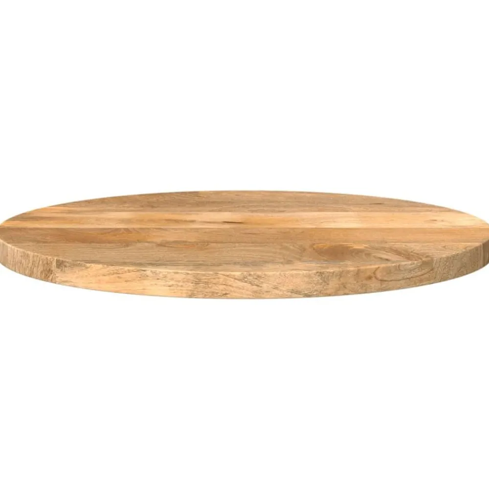 vidaXL Dessus de table Ø 40x3,8 cm rond bois de manguier massif