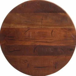 vidaXL Dessus de table Ø 40x3,8 cm rond bois massif de récupération