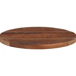 vidaXL Dessus de table Ø 40x3,8 cm rond bois massif de récupération