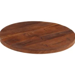 vidaXL Dessus de table Ø 40x2,5 cm rond bois massif de récupération