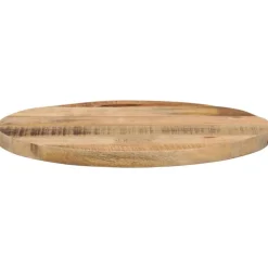 Accessoires Pour Tables-vidaXL Dessus de table Ø 40x1,5 cm rond bois massif de manguier brut Bois de manguier brut (naturel)