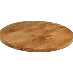 vidaXL Dessus de table Ø 40x2,5 cm rond bois de manguier massif