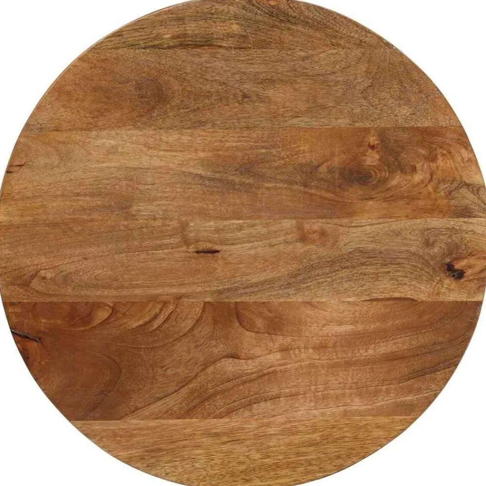 vidaXL Dessus de table Ø 40x2,5 cm rond bois de manguier massif