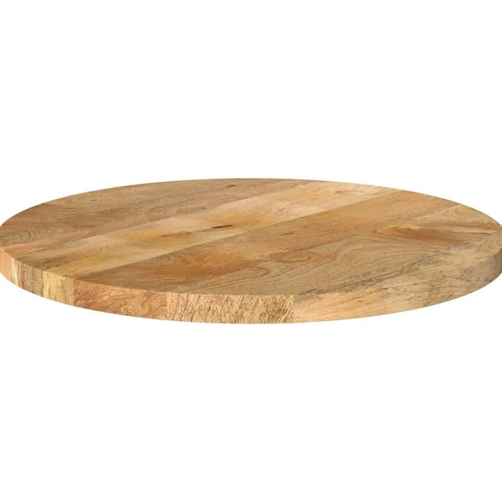 vidaXL Dessus de table Ø 40x2,5 cm rond bois de manguier massif