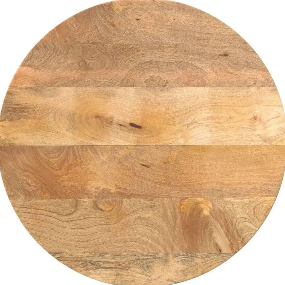 vidaXL Dessus de table Ø 40x2,5 cm rond bois de manguier massif