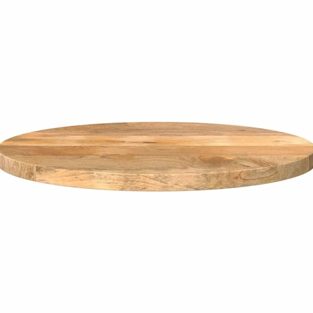 vidaXL Dessus de table Ø 40x2,5 cm rond bois de manguier massif