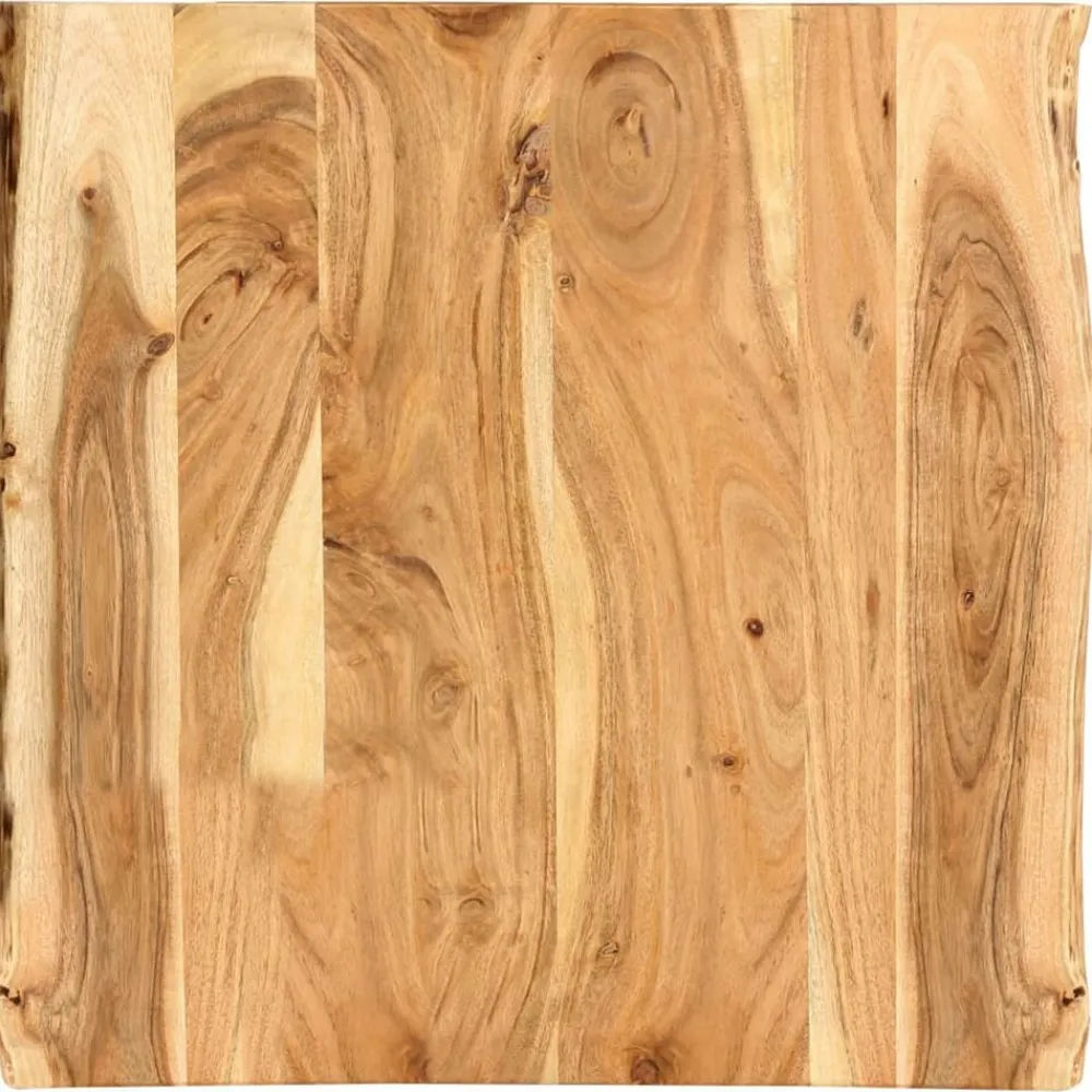 vidaXL Dessus de table Bois d'acacia massif 58x(50-60)x2,5 cm