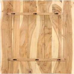 vidaXL Dessus de table Bois d'acacia massif 58x(50-60)x2,5 cm