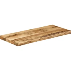 vidaXL Dessus de table bord vivant 90x40x2,5 cm bois de manguier brut