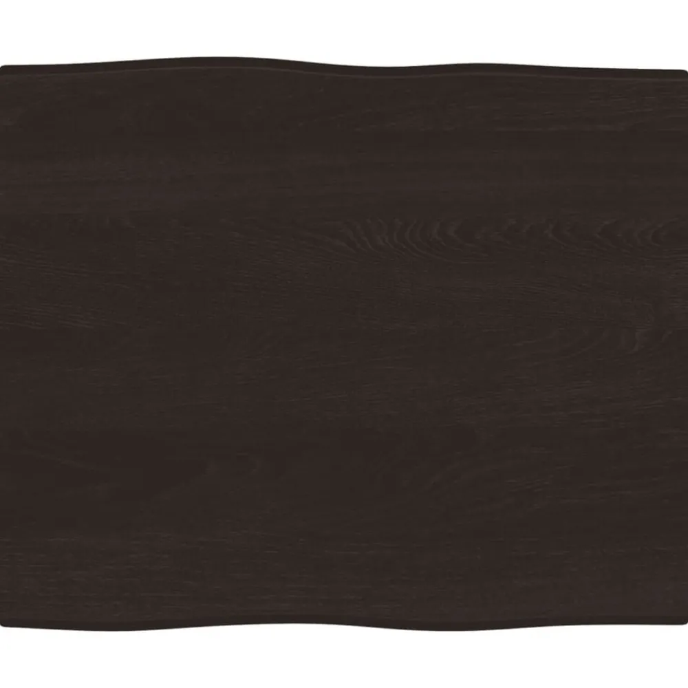 vidaXL Dessus de table bois massif traité bordure assortie