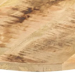 vidaXL Dessus de table Bois de manguier solide Rond 15-16 mm 40 cm