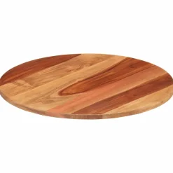 vidaXL Dessus de table bois massif d'acacia rond 15-16 mm 40 cm