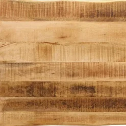 vidaXL Dessus de table bord vivant 40x40x3,8 cm bois de manguier brut