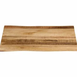 vidaXL Dessus de table bord vivant 40x40x3,8 cm bois de manguier brut