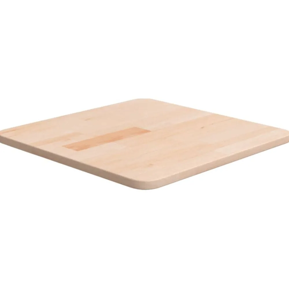 vidaXL Dessus de table carré 40x40x1,5 cm Bois chêne massif non traité