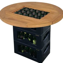 Accessoires Pour Tables-vidaXL Dessus de table de bière Teck 70 cm