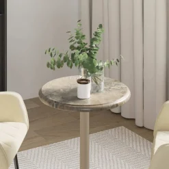 Accessoires Pour Tables-vidaXL Dessus de table Ø40x2,5 cm Marbre Gris