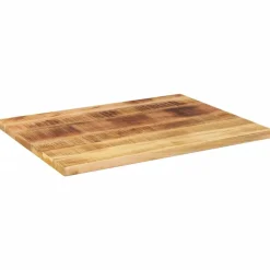 Accessoires Pour Tables-vidaXL Dessus de table rectangulaire bois massif de manguier brut Bois de manguier brut (naturel)