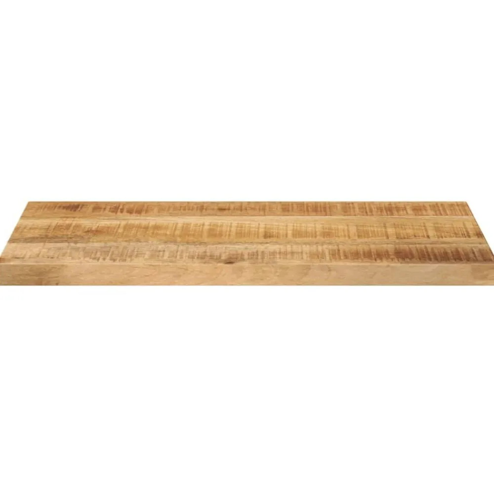 Accessoires Pour Tables-vidaXL Dessus de table rectangulaire bois massif de manguier brut Bois de manguier brut (naturel)