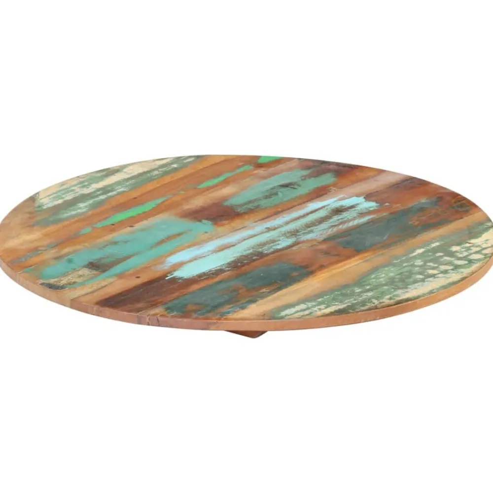 vidaXL Dessus de table rond 40 cm 15-16 mm Bois de récupération