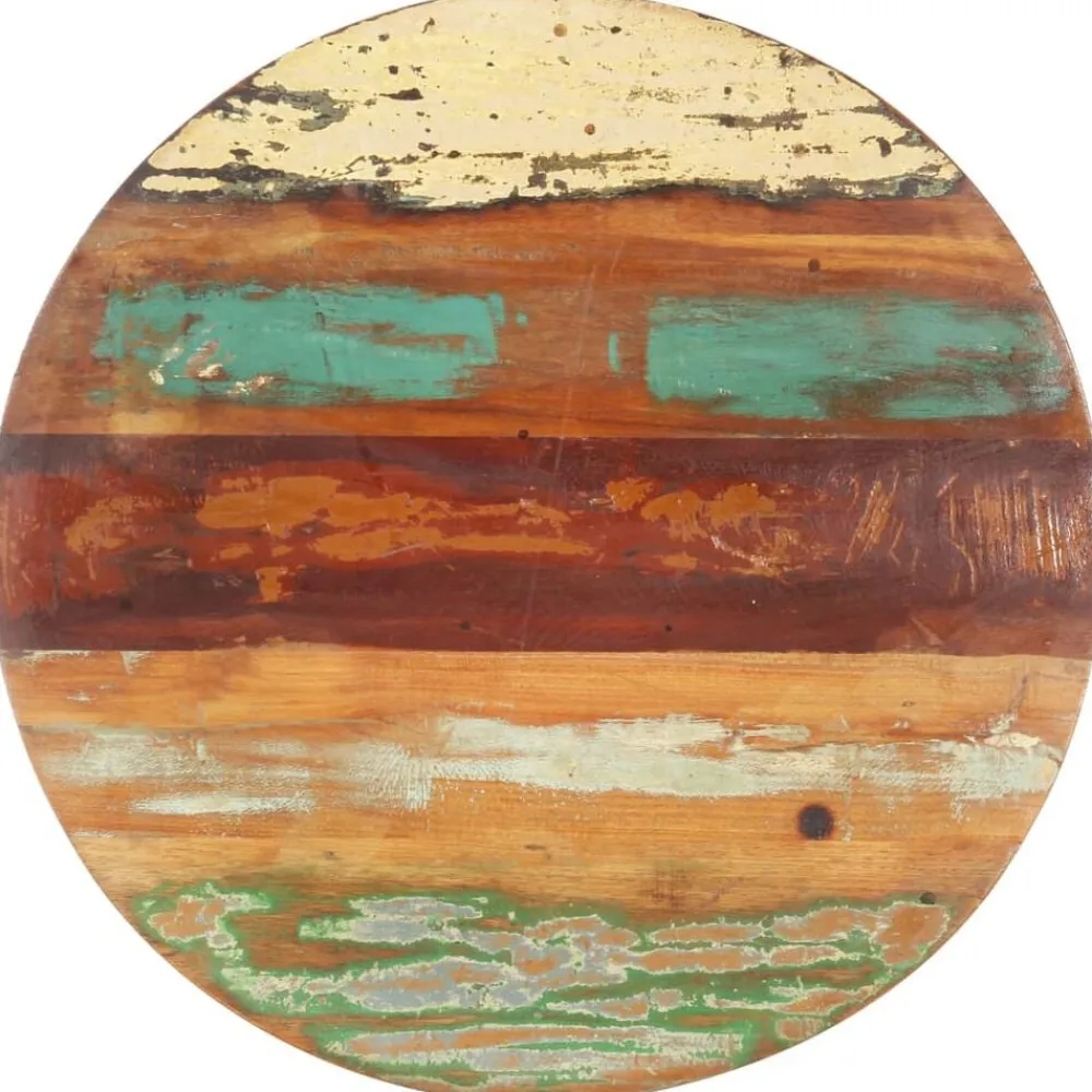 vidaXL Dessus de table rond 40 cm 15-16 mm Bois de récupération